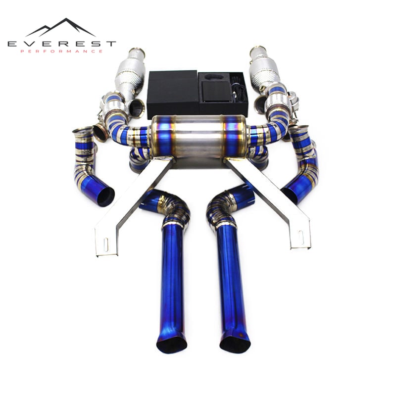 Titanium Exhaust System for Lamborghini Murcielago LP620/LP640/LP670 V12 6.2L/6.5L 2006-2016 Titanium Pipe With Sport Valved