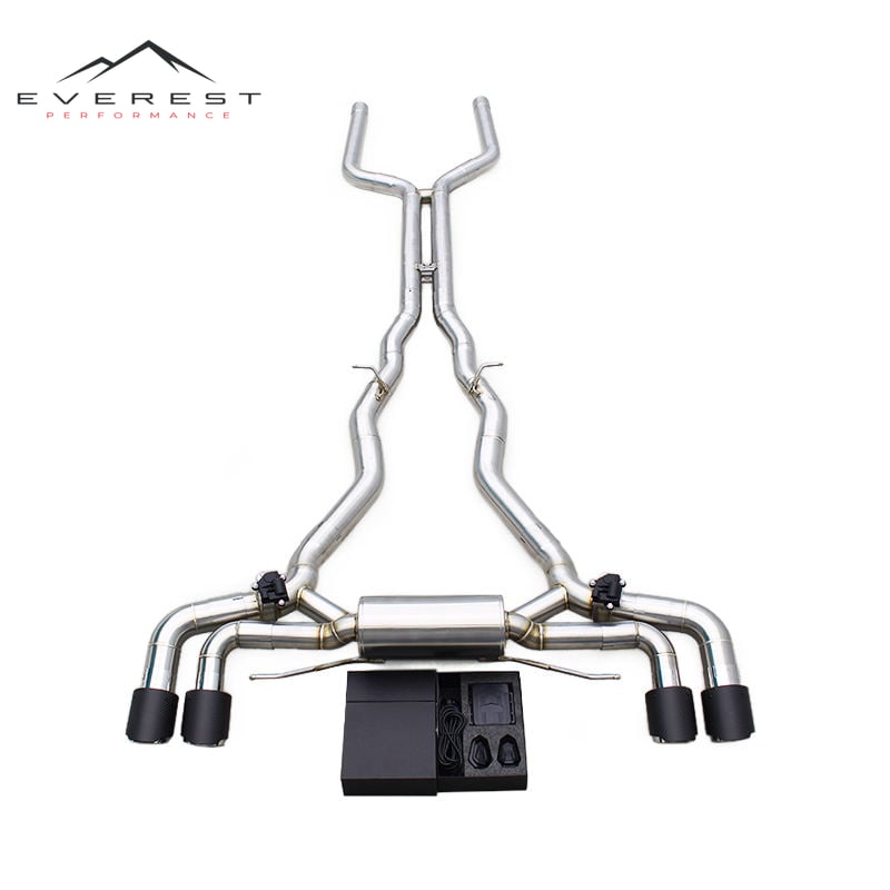 Auto Valvetronic Exhaust Catback Muffler for BMW M8 F91/F92/F93 4.4TT 2019-2023 Stainless Steel Exhaust Pipe System