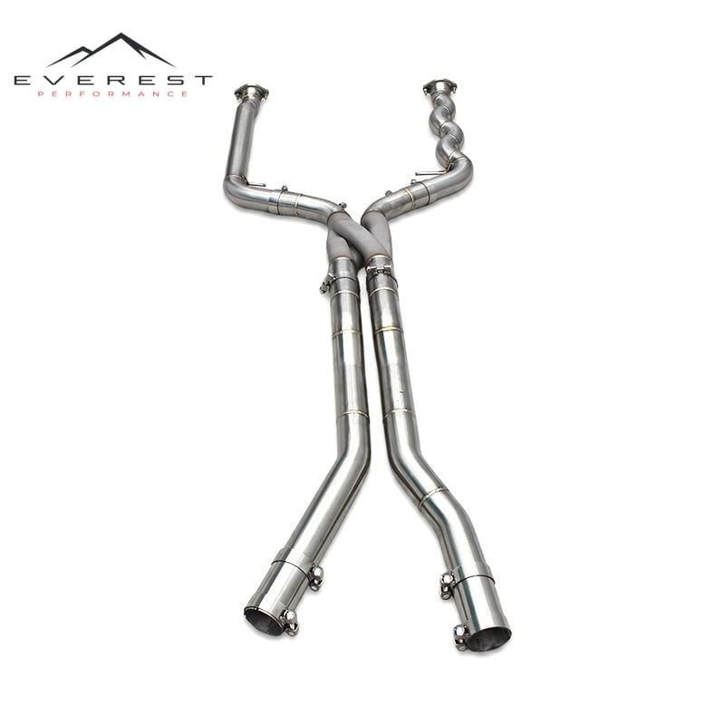 2.75inch Exhaust Midpipe with Z/X Pipe for BMW X3M/X4M F97/F98 3.0T 2019-2023 Racing Stainless Steel Exhaust Pipes