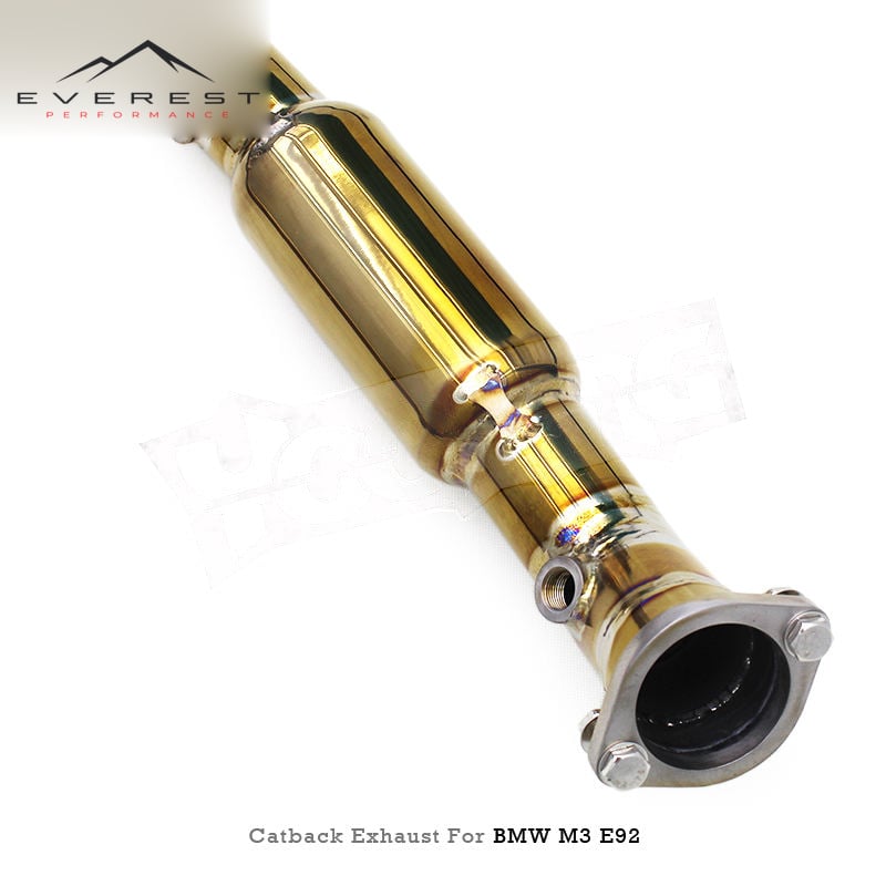 Racing New Dual X Pipe Design Catback for BMW M3 E90/E92/E93 4.0L 2008-2013 2.5 Inch Valvetronic Titanium Muffler Exhaust System