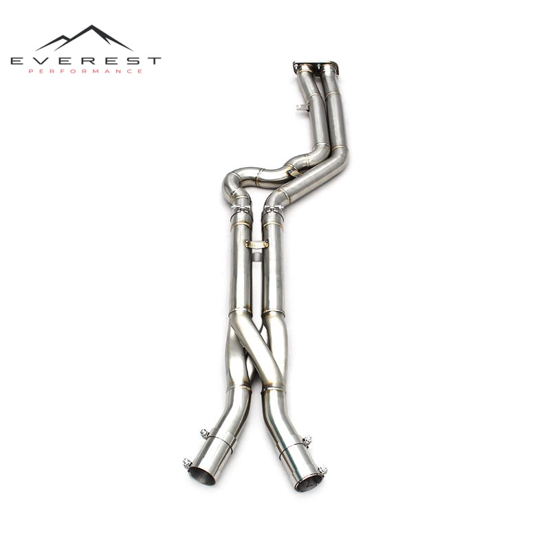 Racing Catback Exhaust Midpipe with Z/X Pipe for BMW X3M/X4M F97/F98 3.0T 2019-2023 Stainless Steel Exhaust 2.75inch Pipe System