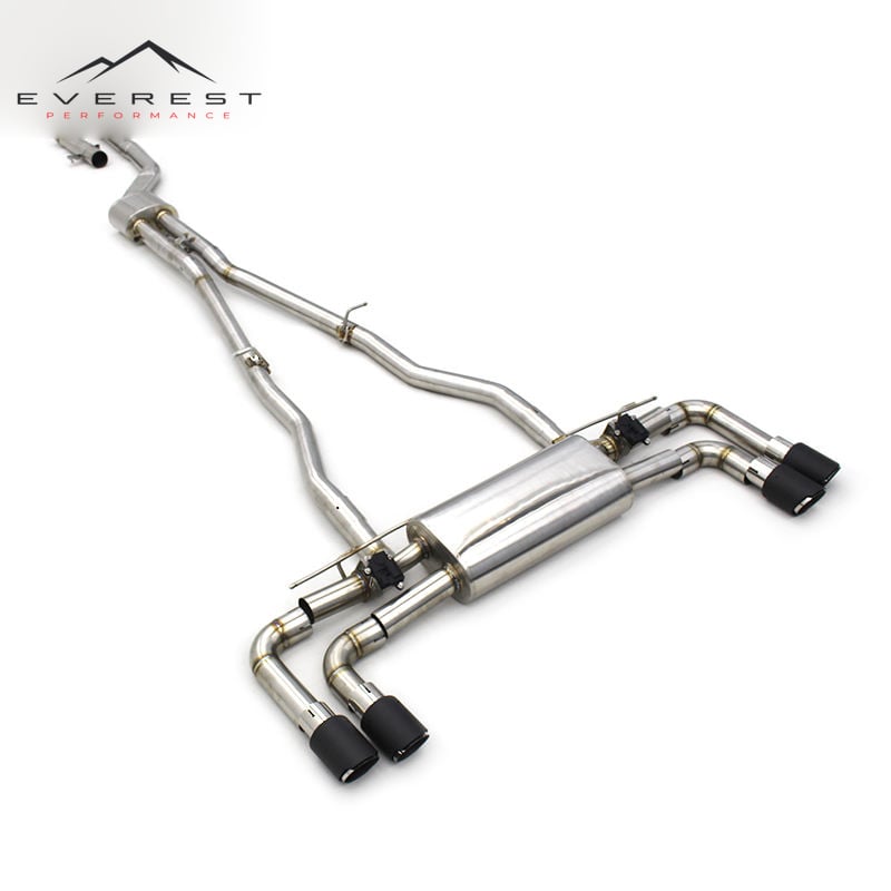 Stainless Steel Catback Exhaust Pipes for BMW 540i 530 530i 3.0T/2.0T 2017-2023 Muffler Resonator Escape