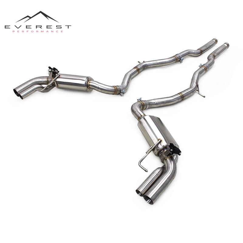 Custom Catback Exhaust for Mercedes-Benz S63 AMG COUPE C217 5.5T 2012-2019 Valvetronic Exhaust System SUS304 Pipe Muffler