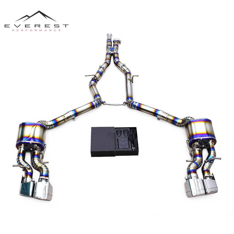 Valvegronic Catback Exhaust for Mercedes-Benz CLS63 AMG W218 5.5T 2013-2017 Titanium Exhaust Pipes