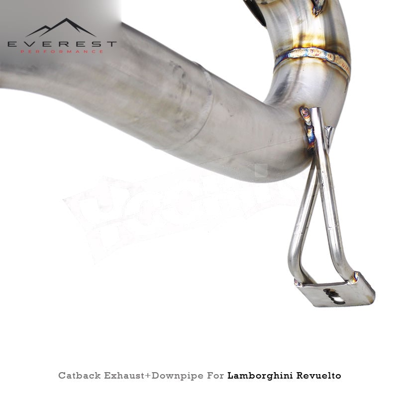 Complete Set Sport Exhaust for Lamborghini Revuelto 6.5L V12 2023-2025 Free Flow Downpipe Straight-through Catback Exhaust
