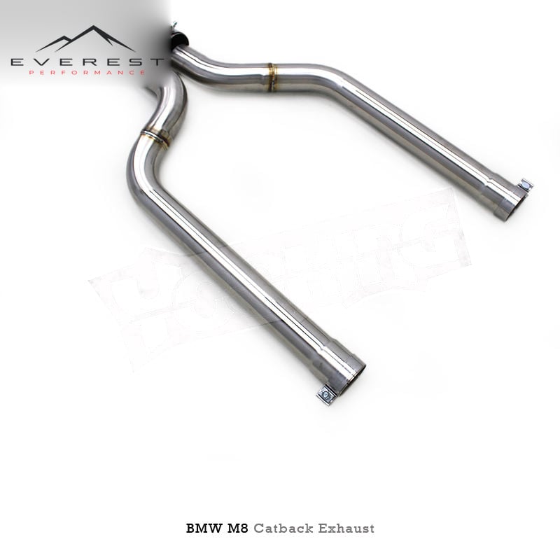 Valved Catback Muffler for BMW M8 F91/F92/F93 4.4T (2019-2023) SUS304 Pipe Exhaust
