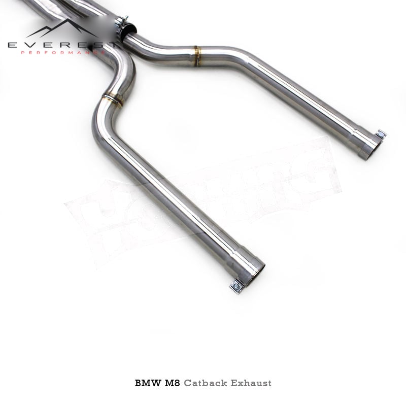 Valved Catback Muffler for BMW M8 F91/F92/F93 4.4T (2019-2023) SUS304 Pipe Exhaust