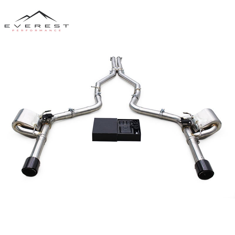 Catback Exhaust Pipes System for Dodge Charger V6 3.6L 2012-2019 Stainless Steel Exhaust Pipe Muffler with Control Kit