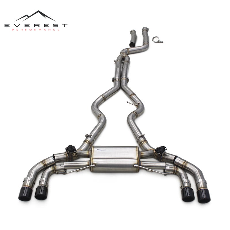 Stainless Steel Exhaust Pipes for BMW G20/G22/G26 M340i/M440i B58 Valved Sport Exhaust System Muffler Catback Exhaust