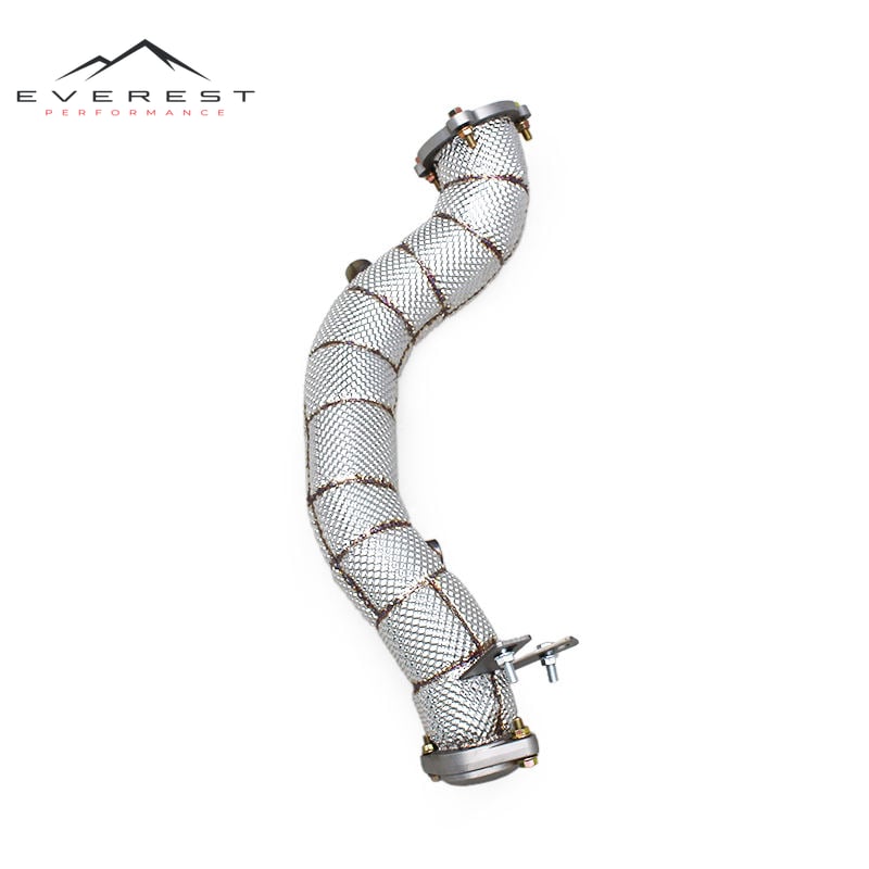 Race Turbo Engine Exhaust Pipe for Mercedes-Benz E250/E300 W212 1.8T 2009-2012 Free Flow Heat Shield Downpipe Header