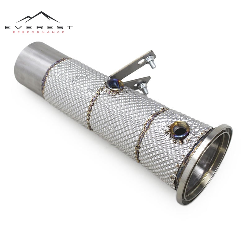Straight Downpipe for BMW I8 1.5T 2014-2023 Stainless Steel Free Flow Pipe With Heat Shield Car Exhaust Header