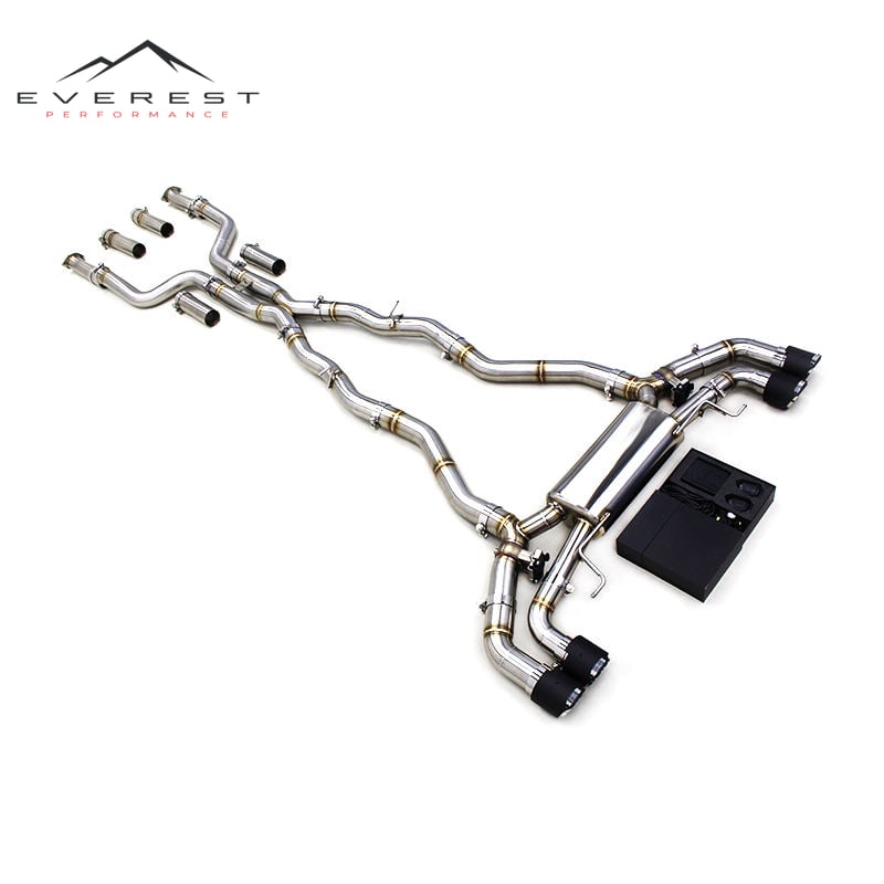 Stainless Steel X Pipe for BMW M8 F91/F92/F93 LCI 4.4T 2019-2024 Sport Valved Catback Muffler