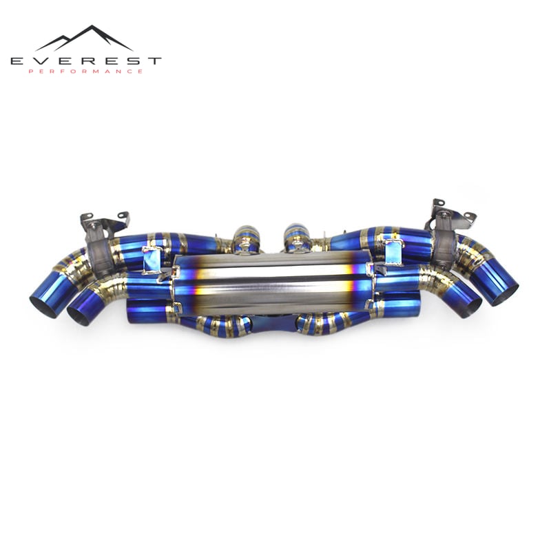 Valve Axle Back for Porsche 911(992) 3.0T Carrera 4S 2019-2021 Titanium Muffler Catback Performance Exhaust Pipe