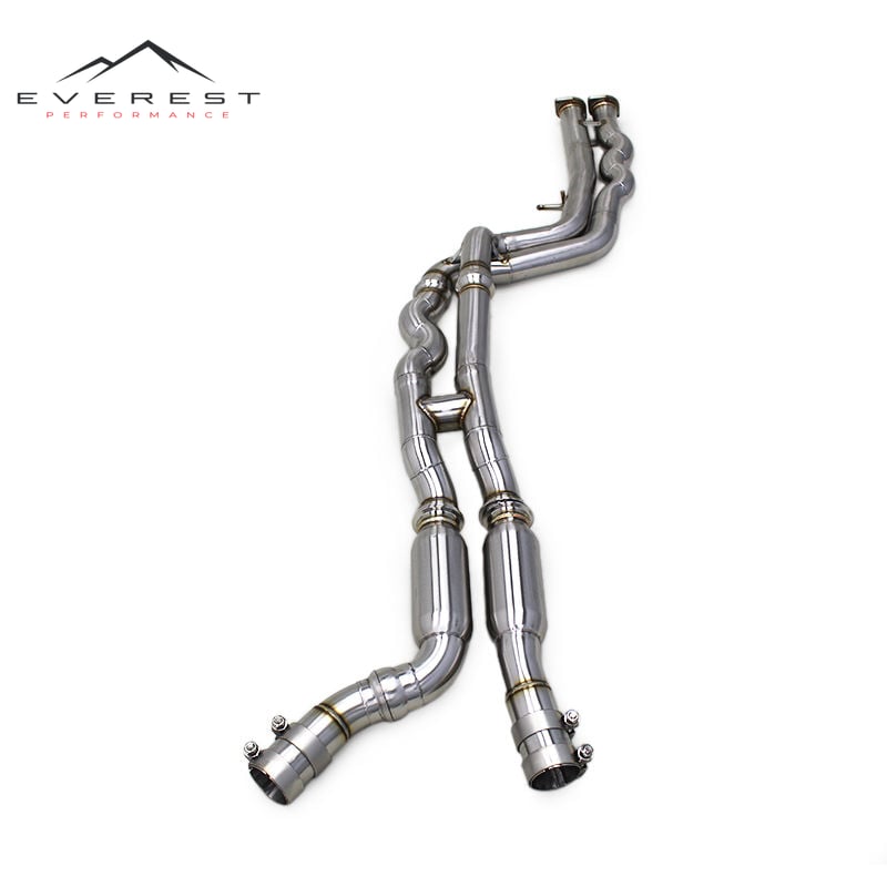 H Midpipe for BMW M2C/M2 Competition S55 F87 3.0T 2018-2023 2.5" 2.75" Equal Length Mid Pipe Stainless Steel Pipe