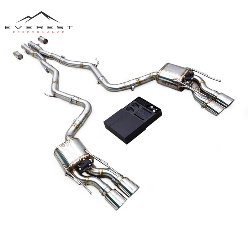 Valvetronic Catback Exhaust for Mercedes-Benz S63 AMG W221 6.2L 2008-2012 Stainless Steel Exhaust Pipe