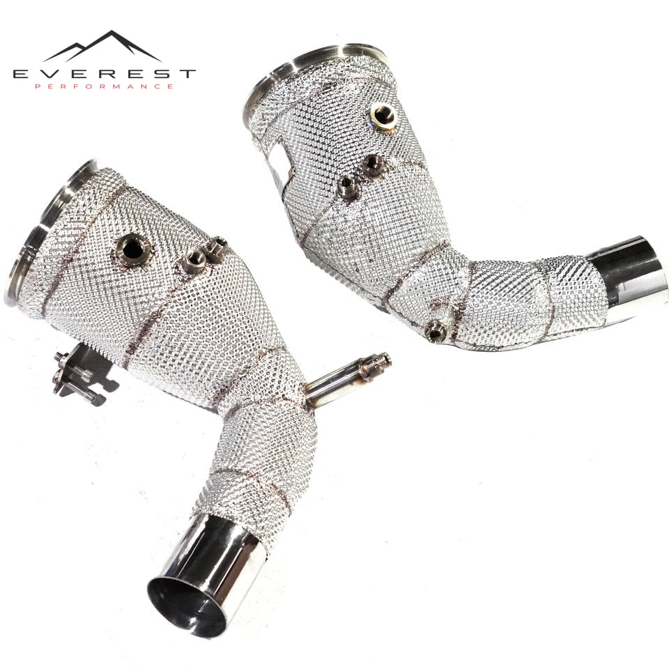 Stainless Steel Exhaust Pipes for Porsche 911(992) 3.0T Carrera 2019-2021 Heat Shield Exhaust Pipe Escape Car Exhaust System