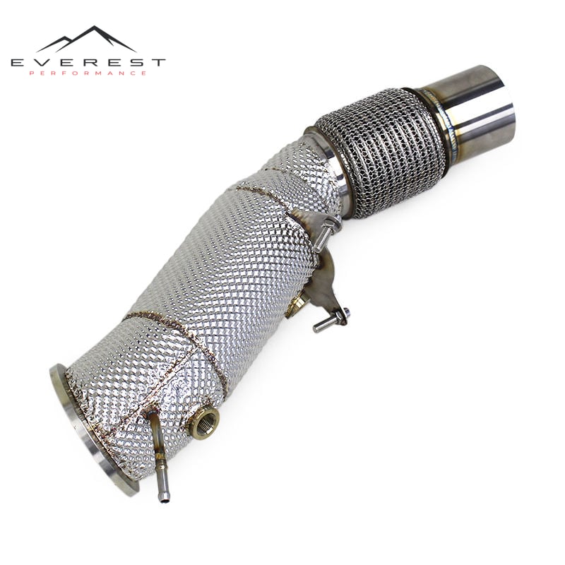 Heat Shield Stainless Steel Exhaust Straight Pipe With OPF for BMW 320i G20 2.0T (2020-2024)
