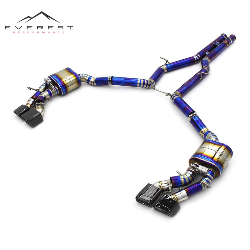 Car Exhaust Catback for Mercedes-Benz CLS63 AMG 2007-2017 Titanium Exhaust Pipe Automotive Valvetronic Exhaust Muffler