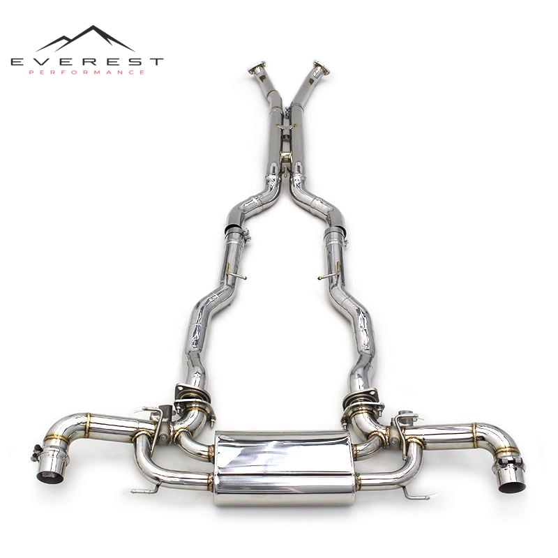 Custom Catback Muffler for Aston Martin DB11 Vantage V12 5.2L 2017-2018 Stainless Steel Pipe Valved Sport Exhaust System
