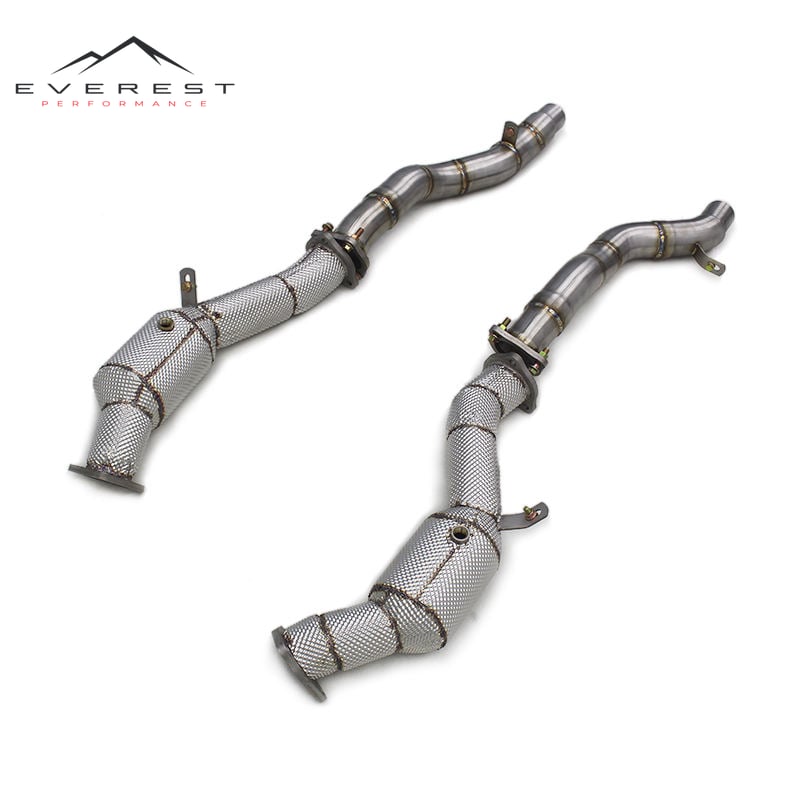 Catted Downpipe for Porsche Cayenne 957 2006-2010 Upgrades Car Exhaust System Auto Sport Cat Exhaust Pipes