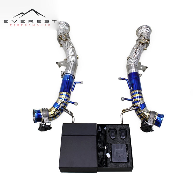 Exhaust System for Ferrari 296 GTB V6 3.0T 2021-2024 Performance Car SUS304 Downpipe Titanium Valvetronic Catback Muffler