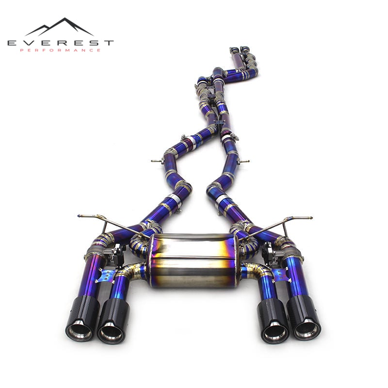 Titanium Exhaust Pipe System for BMW M3/M4 F80/F82 S55 3.0T 2012-2019 Exhaust Pipe Muffler With Remote Control MP Tip