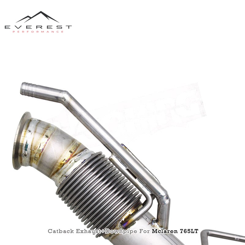 Titanium Lightweight Catback for Mclaren 765LT Coupe/Spider 4.0T 2020+ Racing Exhaust System High Performance Downpipe