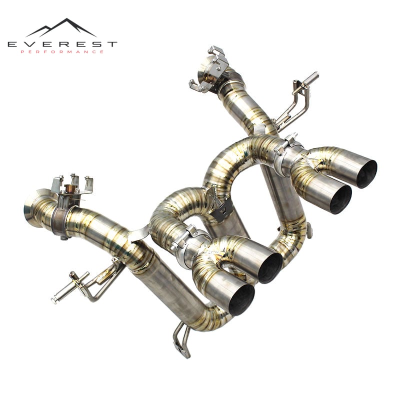 Catback Exhaust Pipes for Lamborghini Revuelto 6.5L V12 2023-2025 Racing Exhaust System Titanium Exhaust Pipe Muffler
