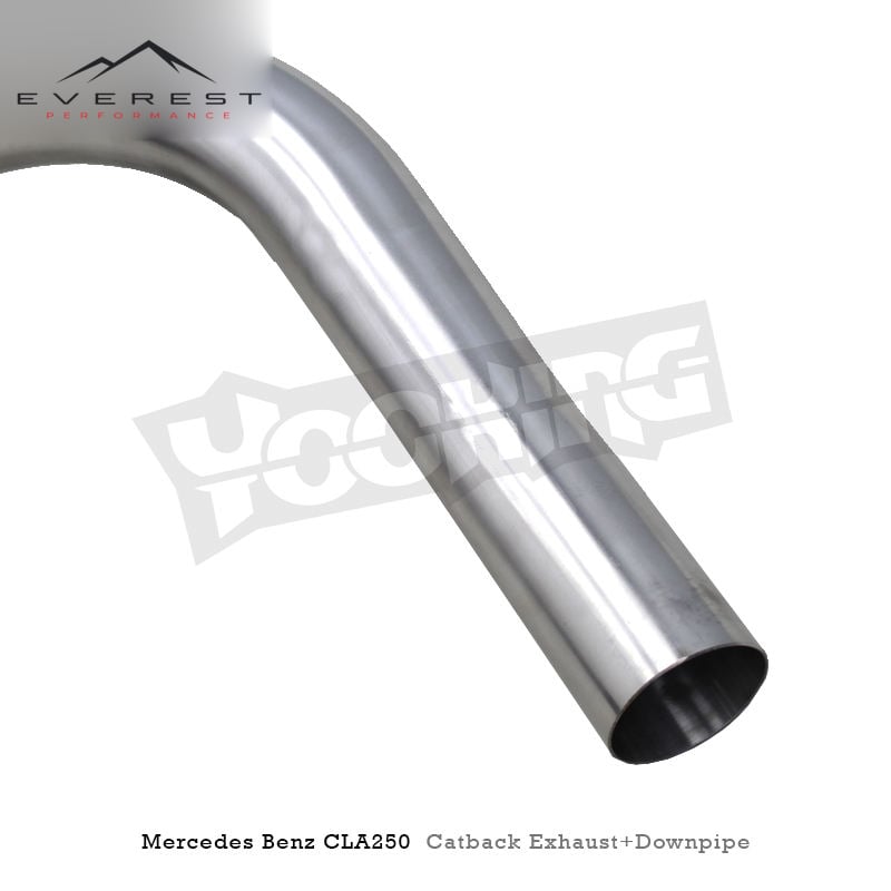 Racing SS304 Exhaust Pipes System for Mercedes-Benz CLA250 2.0T 2014-2021 Valvetronic Exhaust Valved Muffler Full Exhaust System