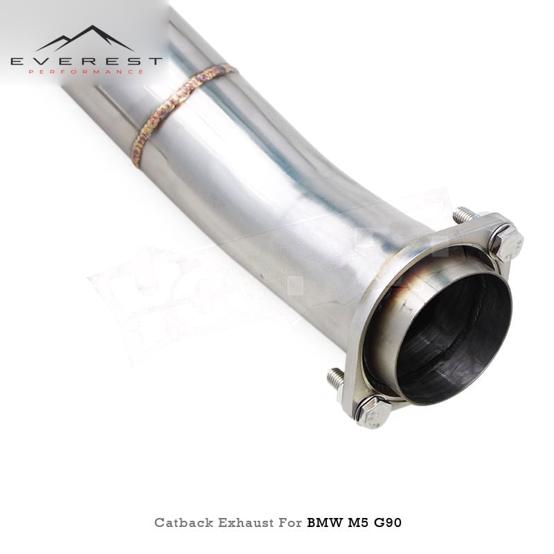 Stainless Steel Catback Exhaust Pipes with Z Pipe for BMW M5/M6 G90/G99 LCI 4.4T 2024-2025 Valvetronic Aggressive Sound
