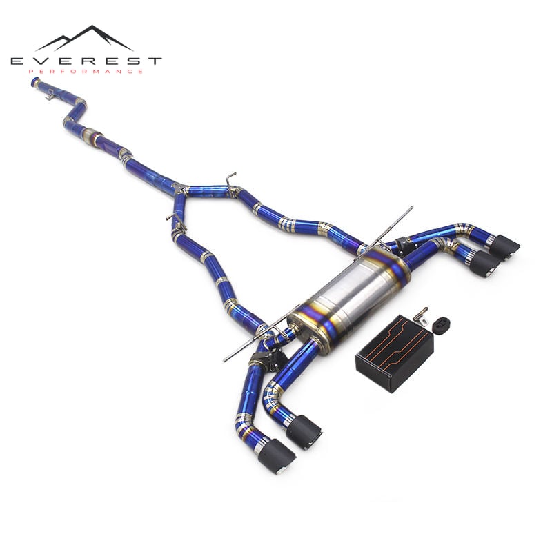 Titanium Catback Exhaust Pipes for BMW 530/530E 2.0T 2016-2024 Car Valvetronic Muffler Exhaust System