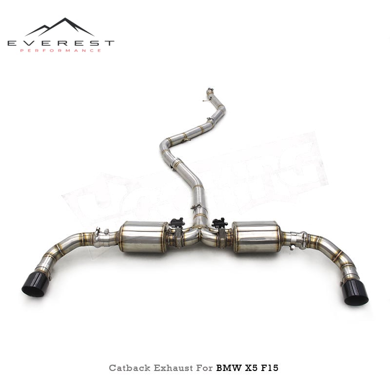 Valve Muffler Catback for BMW X5 F15 2014-2018 Stainless Steel Exhaust System Pipe Valvetronic Control Tuning Sound Eystem