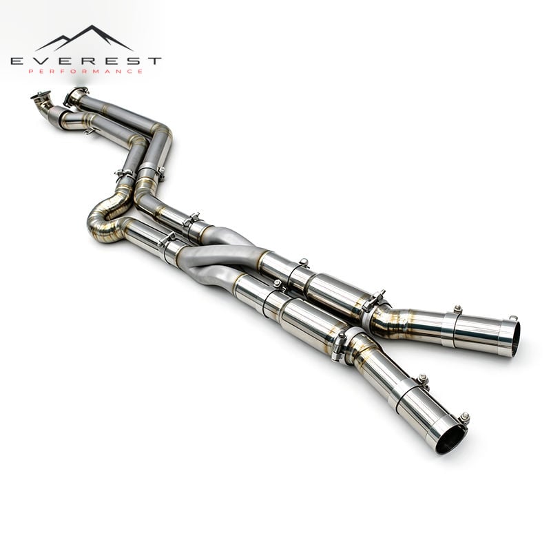 Equal Length Mid Pipe With Z Pipe for BMW M2/M3/M4 G80/G82/G87/G8X 3.0T 2021-2024 Racing Titanium Exhaust System