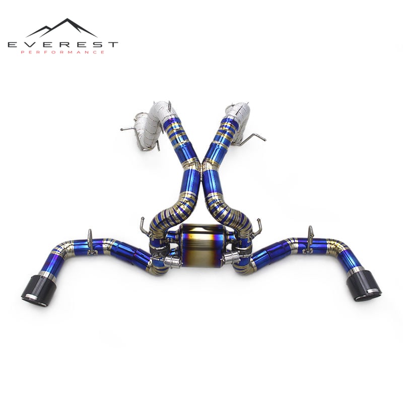 Titanium Catback Exhaust for Mclaren 540C 570 570S 570GT 2015-2018 Valve Muffler Racing Car Exhaust Pipe