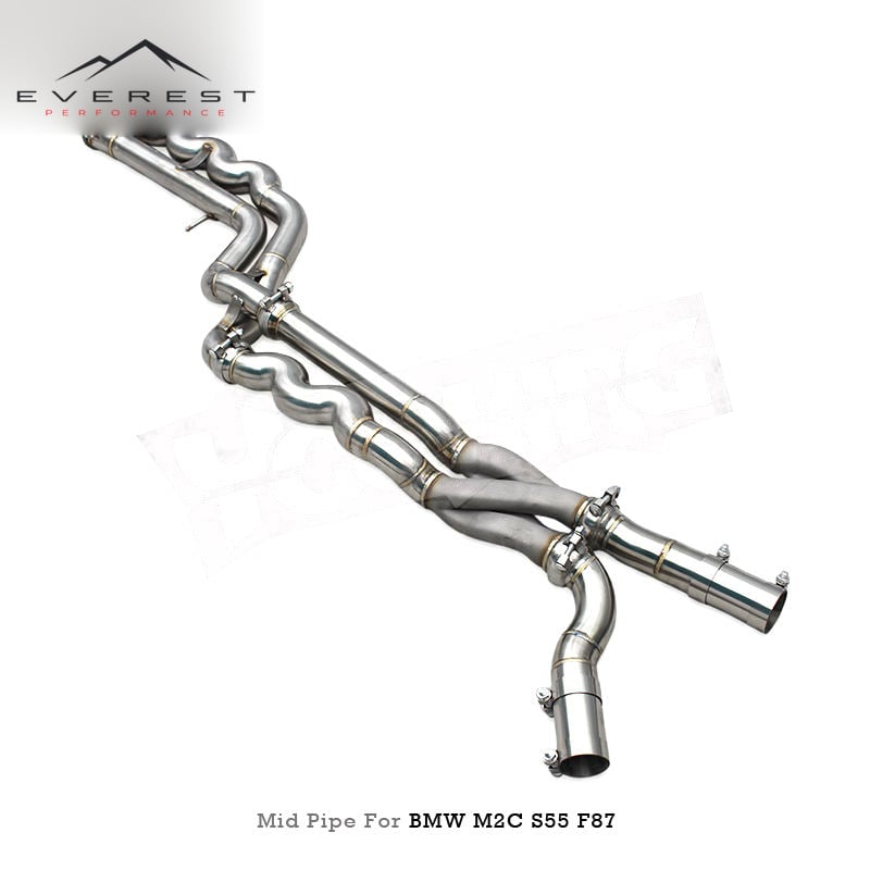 Equal Length Mid Pipes for BMW M2C/M2 Competition S55 F87 3.0T 2018-2023 Z Diversion Exhaust System