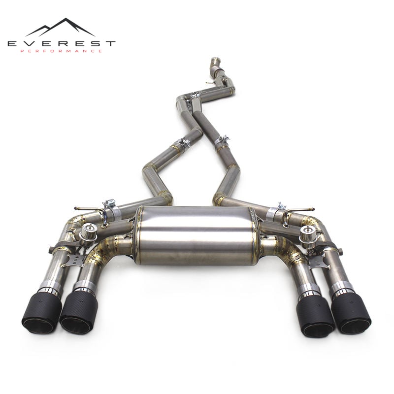 Titanium Exhaust Pipe System for BMW M2 F87 N55 3.0T 2014-2018 Vacuum Valve Catback Exhaust System