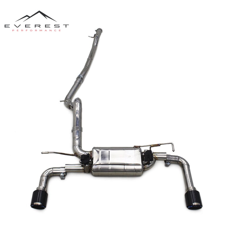 SS304L Exhaust Pipe System for Jeep Wrangler 2.0T 2021-2023 High-quality Electronic Valve Catback Exhaust System