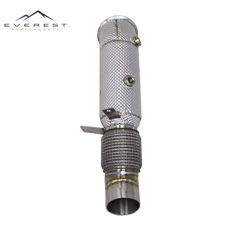 Racing Free Flow Stainless Steel Downpipe for BMW X5/X6 F15/F16 2014-2019 Straight Downpipe