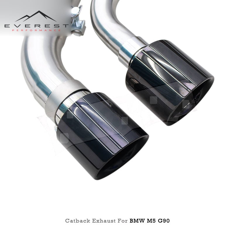 Racing Catback Exhaust Pipes for BMW M5/M6 G90/G99 LCI 4.4T 2024-2025 Stainless Steel 304 With OPF Valved Muffler System