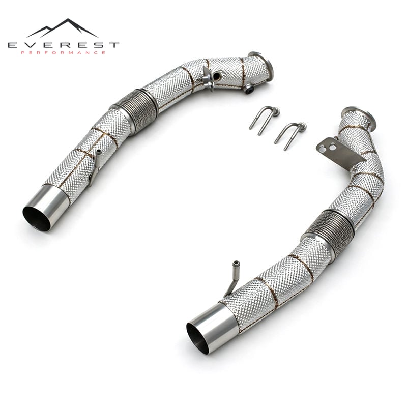 SS304L Exhaust Downpipe for Maserati Gran Turismo/GT 3.0T 2025+ Racing High Quality Straight Through Downpipes with OPF