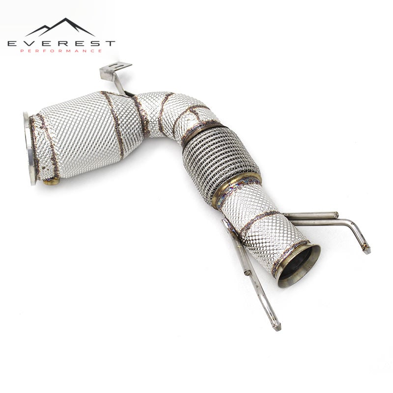 For MINI COOPER/COUNTRYMAN/JCW F60 2.0T 2017-2021 304 Stainless Steel Catted Exhaust Downpipe with Catalyst Exhaust System