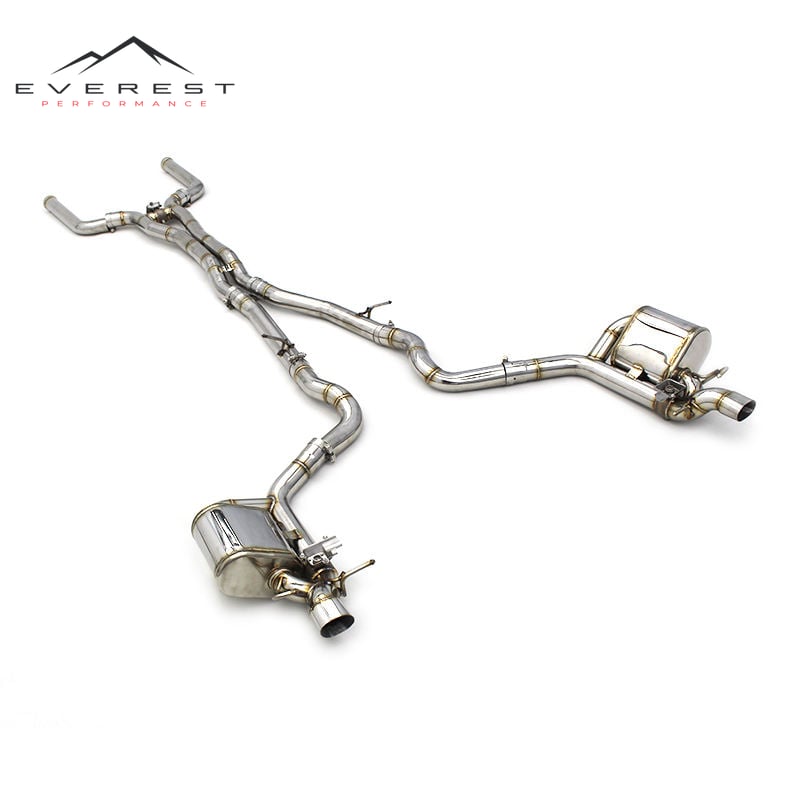 Valve Catback Muffler for Mercedes-Benz AMG GT63/GT63S 4.0T 2019-2023 Stainless Steel Exhaust Pipes Deep Sound
