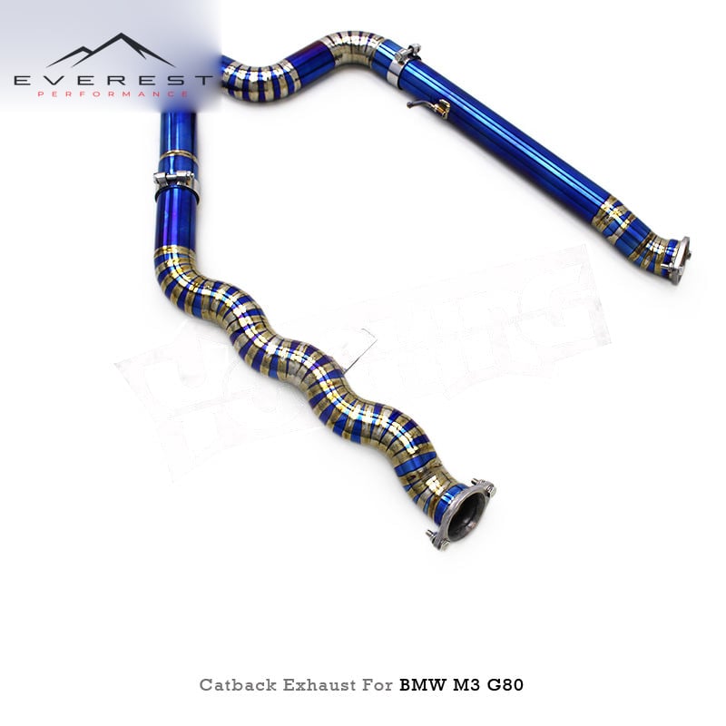 Titanium High Quality Exhaust Pipe System for BMW M3/M4 G80/G82 3.0T 2019-2023 Electronic Valve Muffler