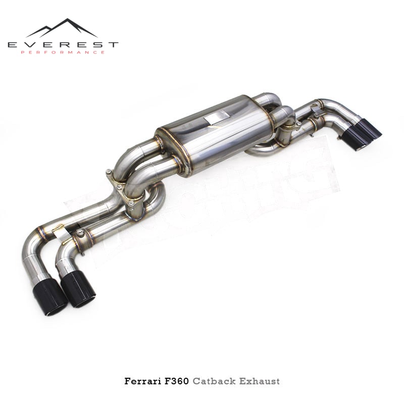 SS304 Exhaust Pipe System for Ferrari 360 F360 3.6 2003-2005 Vacuum Valve Silencer Exhaust Pipe