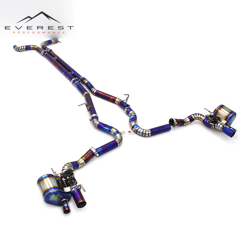 Titanium Exhaust System Muffler Valvetronic for Maserati Levante 3.0T 2017-2023 Tig Welding Technology Catback