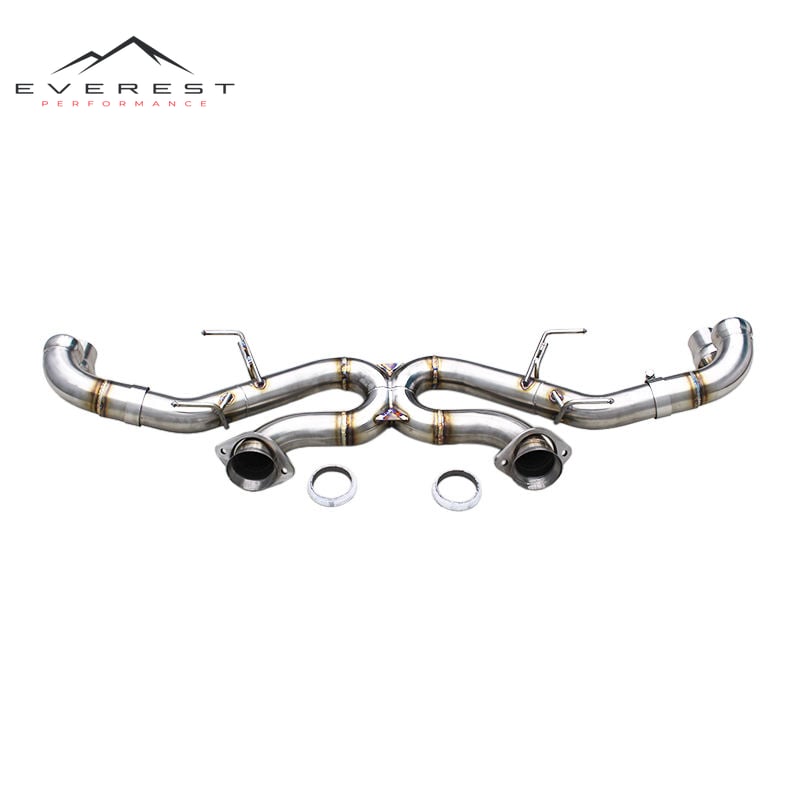 Stainless Steel Axle Exhaust Pipe Muffler for Aston Martin DB11 V12 5.2L 2016-2019