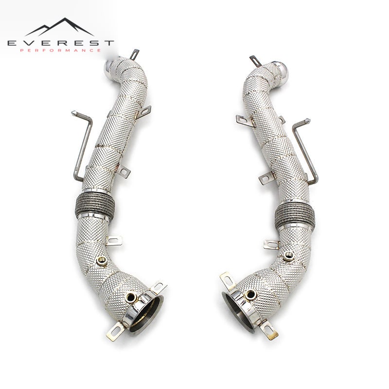 Auto Exhaust Straight Downpipe for Mclaren 570/570S/570GT 650S 2015-2018 Performance SS304 Free Flow Exhaust System Ready Stock