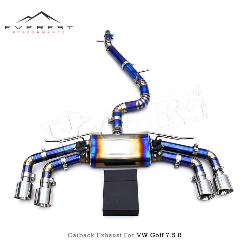 Catback Exhaust System for VW GOLF 7/7.5 MK7/MK7.5 R 2.0T 2014-2020 Titanium Exhaust Pipe Muffler Exhaust System