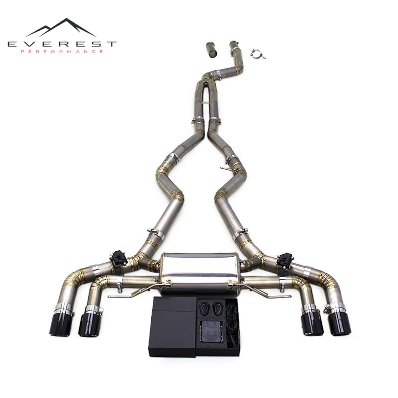 Valvetronic Exhaust System for BMW M440/M440i G22 3.0T (2019-2024) Titanium Pipes