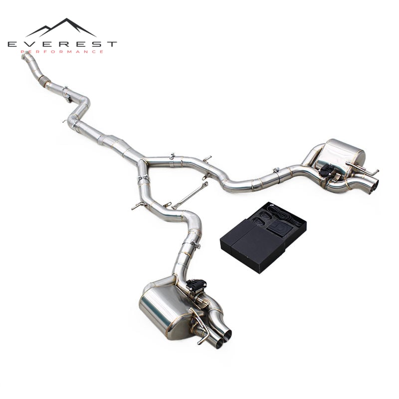 Auto High Performance Catback Exhaust Y Midpipe for Mercedes-Benz AMG CLE53 Stainless Steel Muffler Exhaust Pipe System